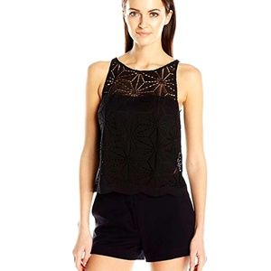 Only Hearts Izzy A line tank camisole lace black